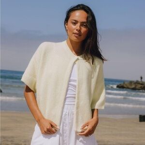 Daily Drills one button sweater